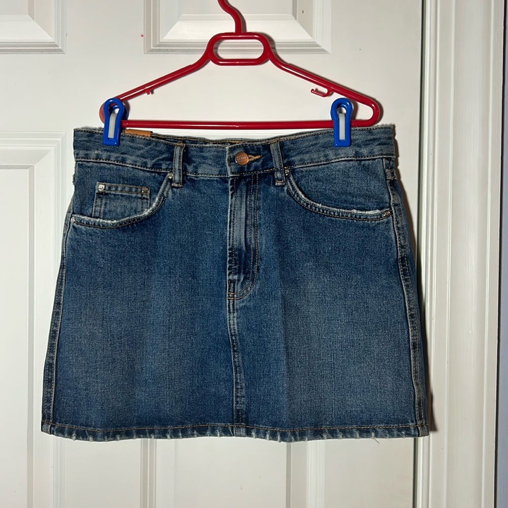 Zara Authentic Denim Mini Skirt